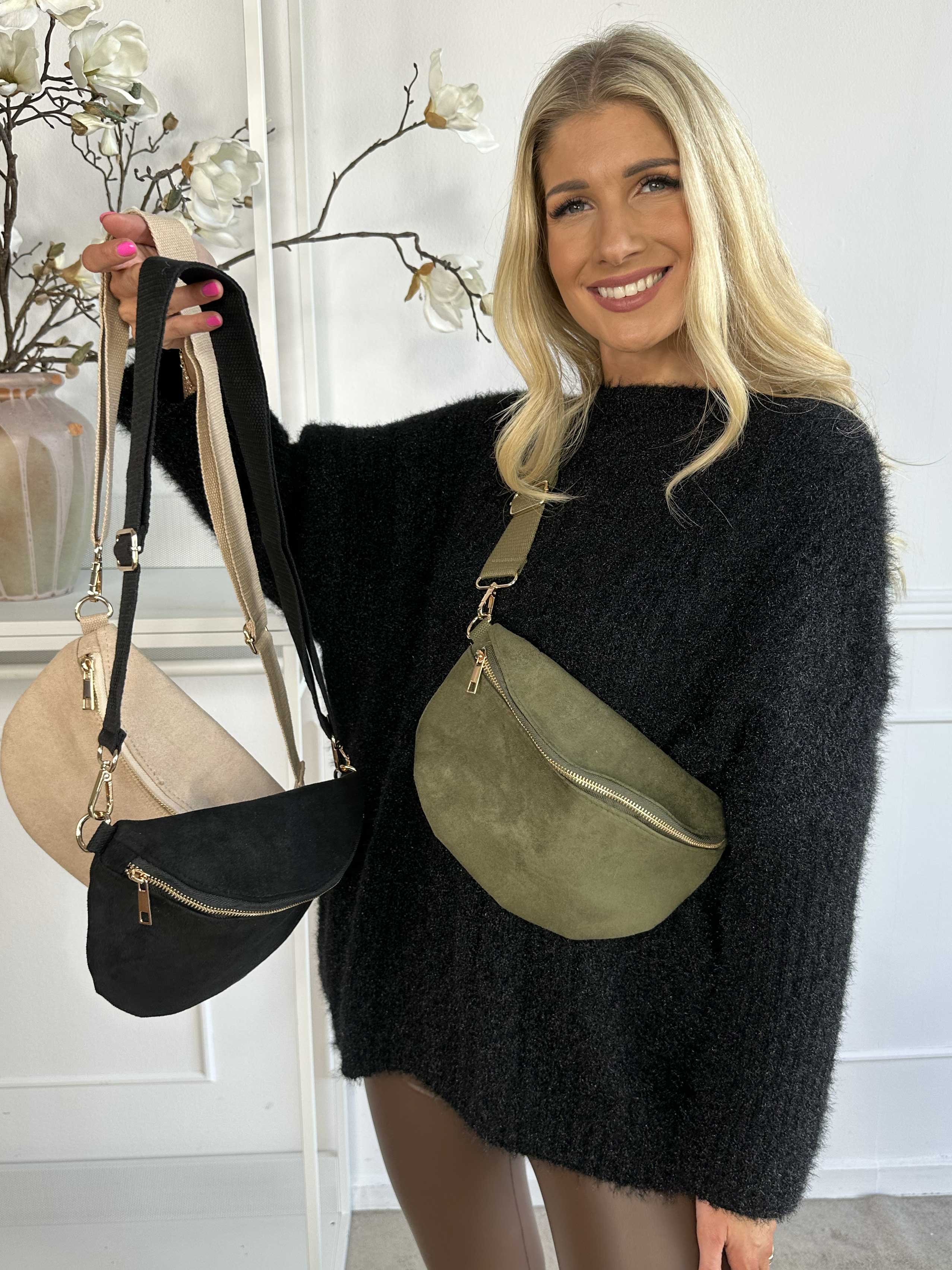 Belicia - Liten crossbody-väska i mockalook